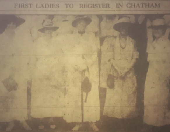 Suffragists in Savannah