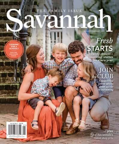 Savannah Magazine January February 2022 Cover