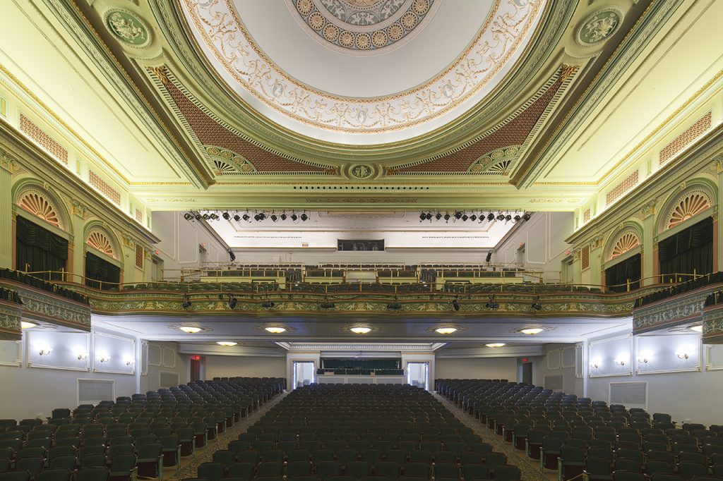 interior of an historic theatre