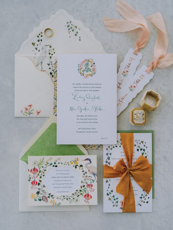 Wedding invitation suite