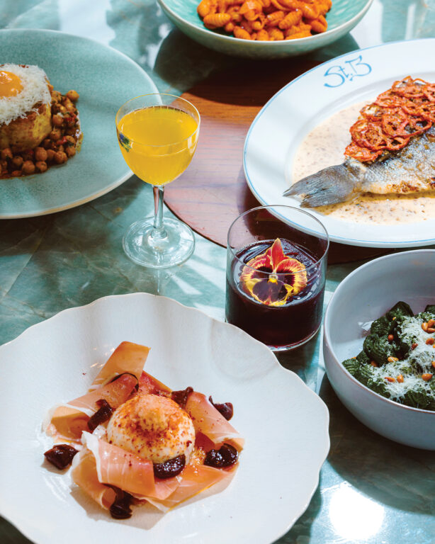 Gourmet food and drinks