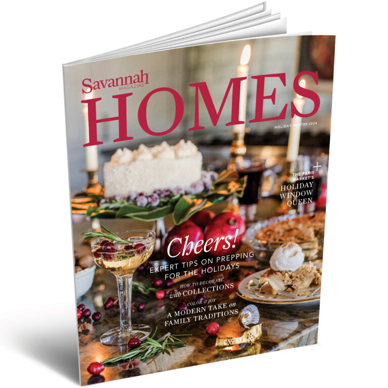 Holiday/Winter 2024 cover of Savannah HOMES