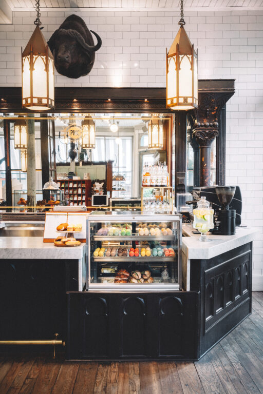 The bakery counter at The Paris Market & Brocante
