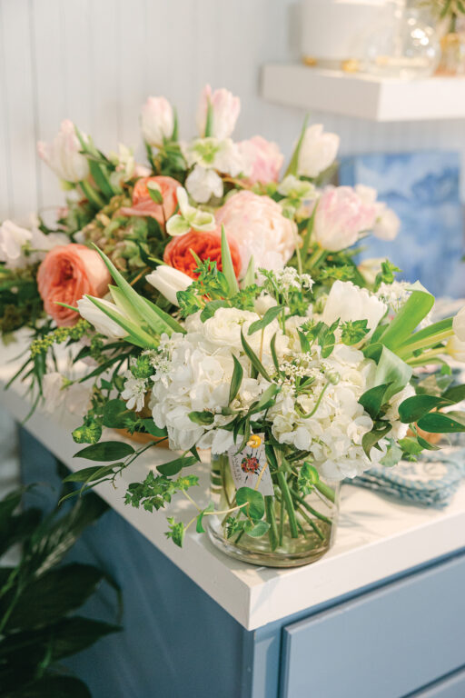 Bouquets of flowers