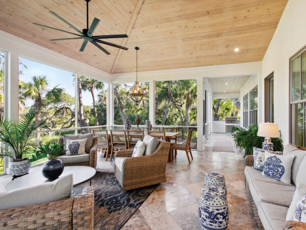 Screened in patio