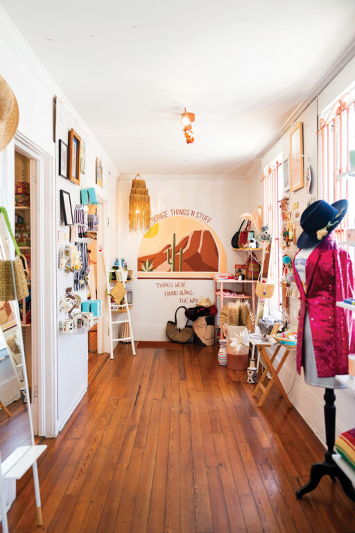 Interior of a boutique