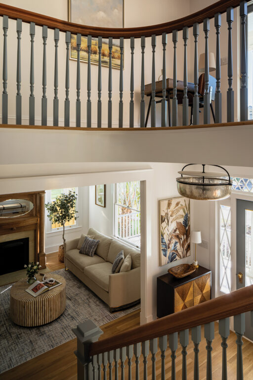 Foyer, family room and study nook