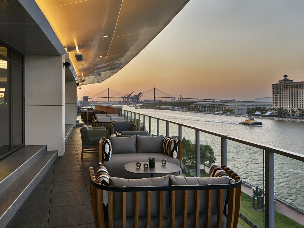 AC Hotel's Lavender Rooftop Bar