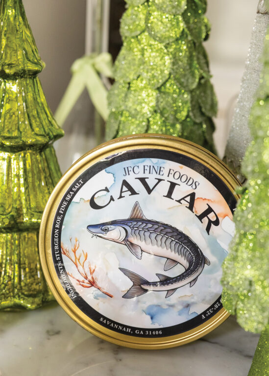 a jar of caviar
