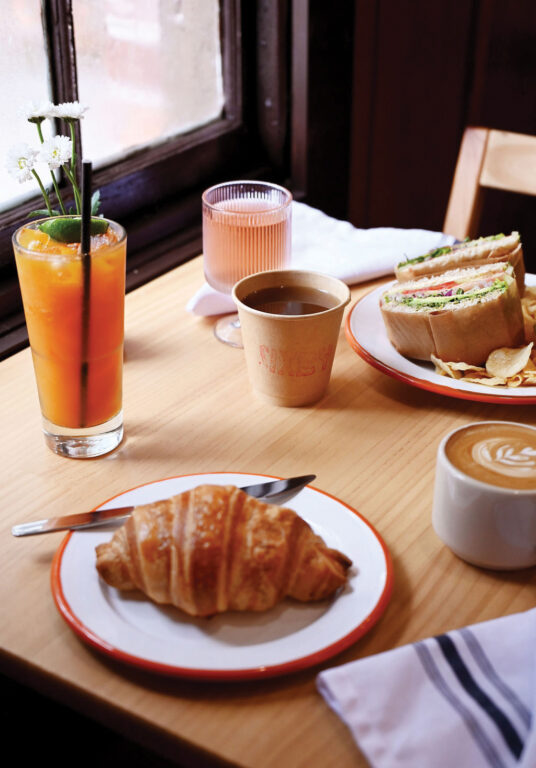 croissant on a plate