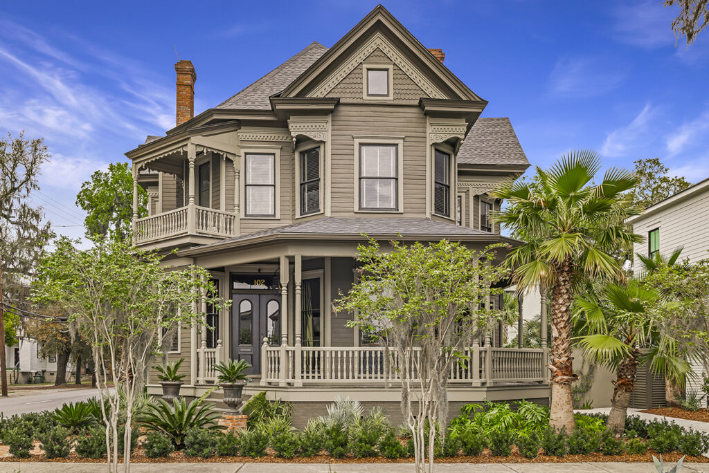the front exterior of a Victorian home during the day