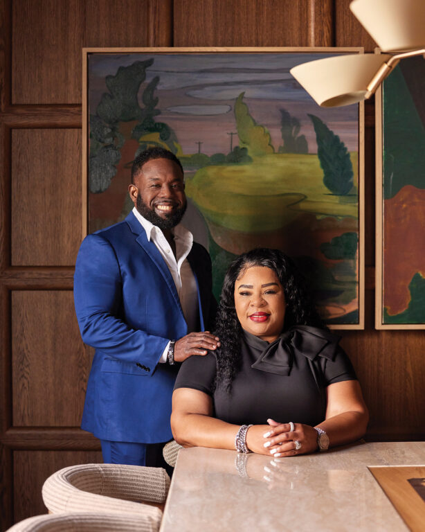 Portrait of Wendy and T. James Bennett at The Malin
