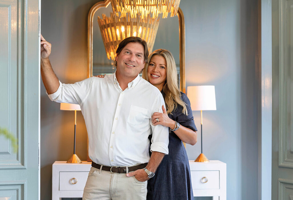 Homeowners Robbie and Lisa Mingledorff