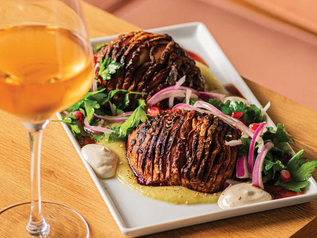 Hasselback celeriac