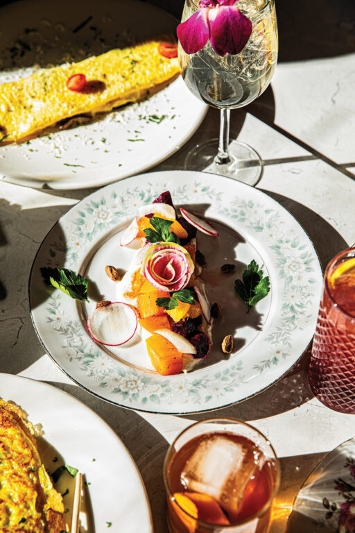 Beets and fennel salad