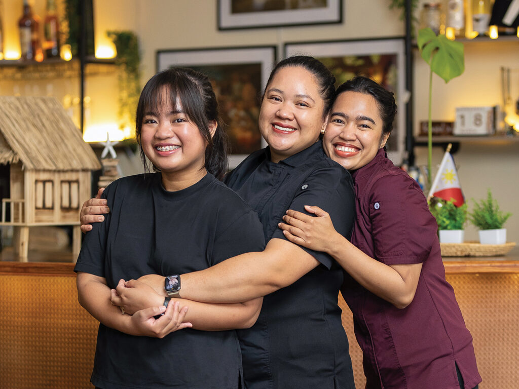 Three women who run Narra Tree