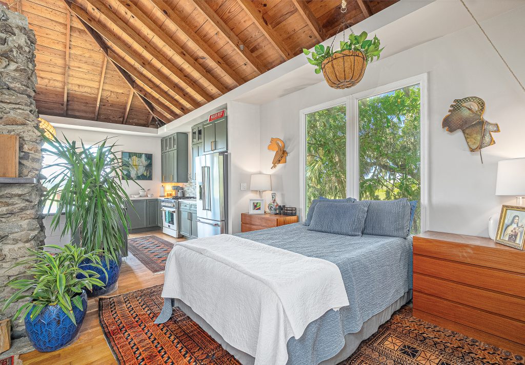 The "bedroom" in the main living area