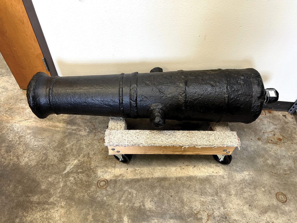 250-year-old restored cannon